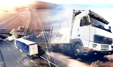 国际卡车路上货运